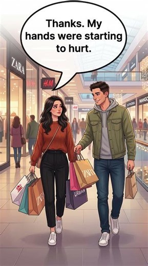 Can You Help Me Carry This? 🛍️ | Easy English Conversation (B1 Level)