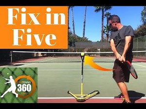 How to Fix Your Two Handed Backhand in 5 Minutes or Less | Tennis Two-Handed Backhand Lesson