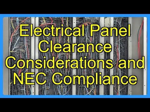 Electrical Panel Clearance Considerations and NEC Compliance