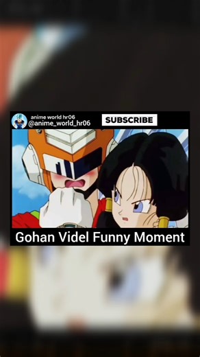 Videl challenged Great Saiyaman, but lost in a second and Gohan was left embarrassed. 😂Funny Scene