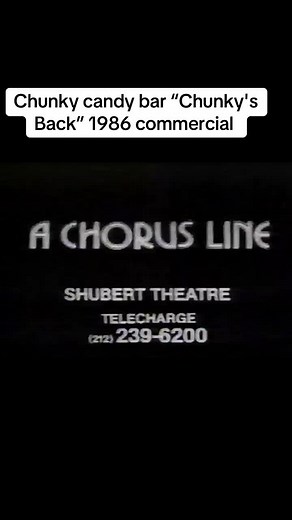1980s Nostalgia: Chunky Candy Bar Commercial
