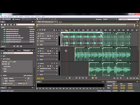 Adobe Audition CC Tutorial | Working With Loops In Audition