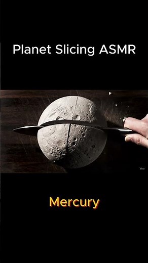 Enigmatic Planet ASMR: Venus🌋Mercury🏜️Pluto🧊 Sliced (Real Sound)