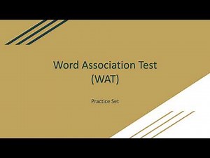 SSB WAT Practice Set-5 | Word Association Test | WAT Practice | SSB Interview | SSB Ready