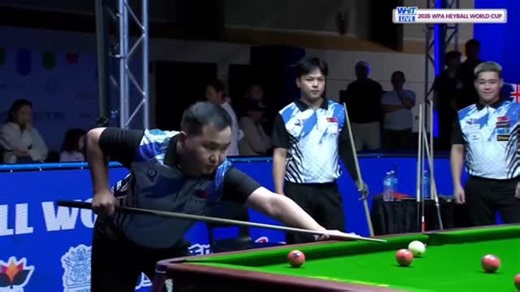 Winning moment for Team Mongolia, the 2026 WPA Heyball World Cups Champions Congrats Team Mongolia!! @joyworldheyballtour @wcbsbilliards | World Pool-Billiard Association