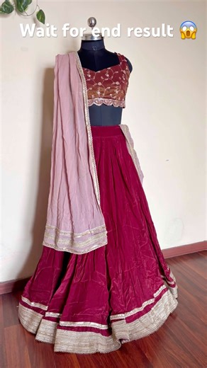 How i made my own lengha 😱😳/ so easy 👌