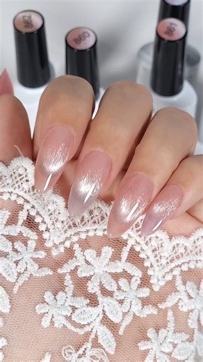 Rarjsm Gel Nail Polish on Instagram: "Soft nude. Diamond glow. Zero effort elegance ✨ This barely-there shimmer catches the light in the most subtle way — clean, glossy, and so flattering on every skin tone. Product used @rarjsmofficial : Sparkle Diamond Cat Eye Gel Wide cat-eye shine + sheer nude base = the perfect everyday luxury nail look. 💬 Comment “260102B” to receive the product link via DM 🎁 Use code XMAS25 for 50% OFF sitewide ⏰ Month-end countdown — last chance before the New Year! Wo