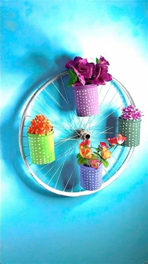 Old Cycle Rim se Amazing Flower Pot 🌸 | Best DIY Idea #osmcraft 🍁🍁