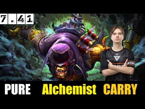 🤯PURE [Alchemist] CARRY 7.41 - DOTA 2 HIGHEST MMR MATCH#dota2 #dota2gameplay