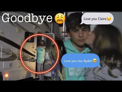 Claire and Ayden saying goodbye 😭(They Kiss?!?😱)