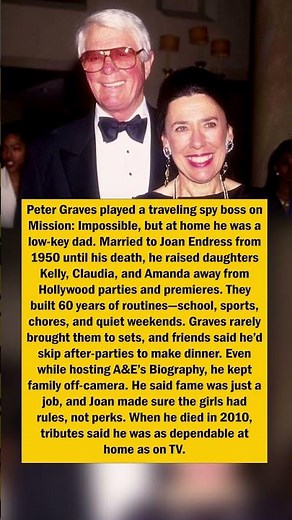 Peter Graves’ Kid-First Life