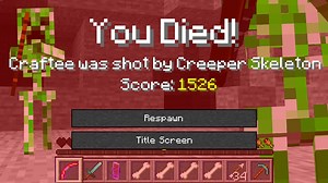 Minecraft but all mobs turn into skeletons