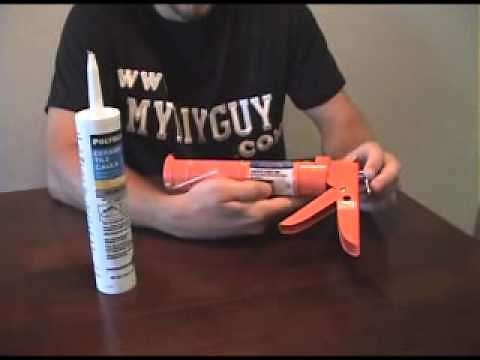 How To Load A Caulk Gun