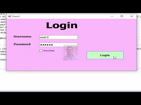 VB.net tutorial create login form with MySQL database