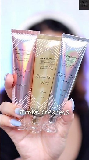 Faces Canada Strobe Cream GOLD vs SILVER Which one is for you? #slayitwithflipkart #flipkartfinds