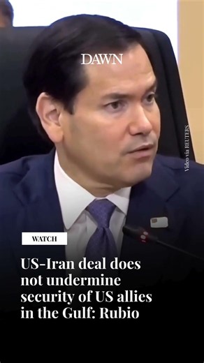 US-Iran deal does not undermine security of US allies in the Gulf: Rubio