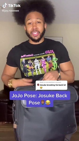 Josuke Higashikata Back Pose Tutorial