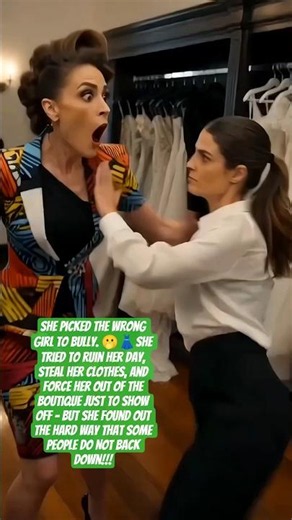 She picked wrong girl to bully,found out hard way#vairalvideo #shewasready #mrswomax #instantkarma