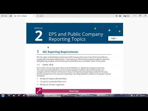 F1-M2: Earnings Per Share (EPS) - Simple Capital Structure | CPA Exam