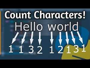 Python, counting characters of a sentence in 2 min!