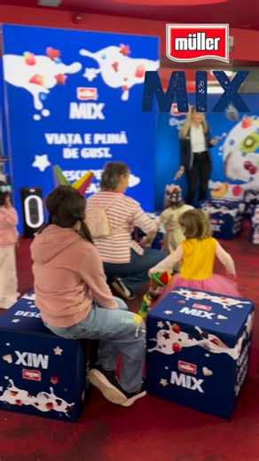 45 reactions | Împreună cu Muller Mix România, aducem un strop de energie și multă bucurie la fiecare spectacol Zurli. Copiii descoperă gustul distracției, se joacă, râd și pleacă acasă cu zâmbetul larg și cu un iaurt delicios care le amintește de explozia de veselie de la spectacol❤️ | Zurli | Facebook