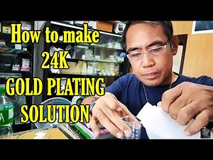 GOLD PLATING SOLUTION FOR JEWELRY || HOW-TO-GUIDE || TUTORIAL