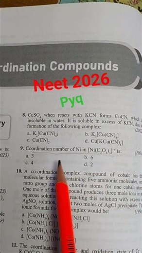 Coordination compounds #class12chemistry #neet2026 #shorts