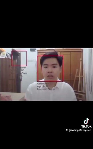 Ghost caught on face recognition. #scary # ghost