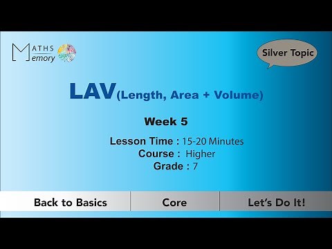 Maths Memory - LAV - GCSE Maths Revision Video (Silver Topic)