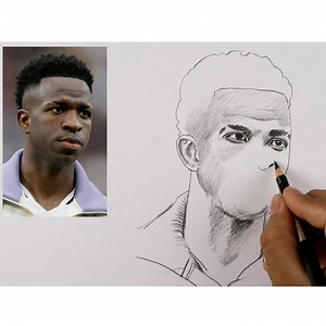 How to draw Ronaldo step by step #ronaldo #drawing | Sayed Drawing Academy