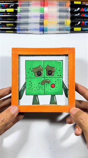 Sprunki Numberblocks 4 Phase 2 Craft Ideas Cardboard Pinball Game #diy #shortsvideo