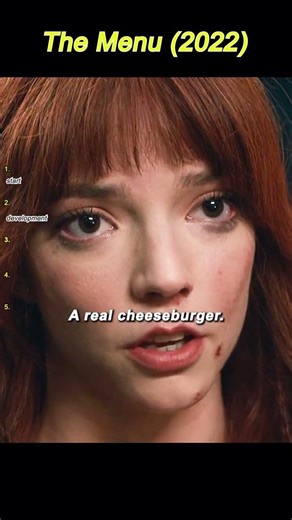 The Menu (2022) | The Only Thing She Wants Is a Cheeseburger
