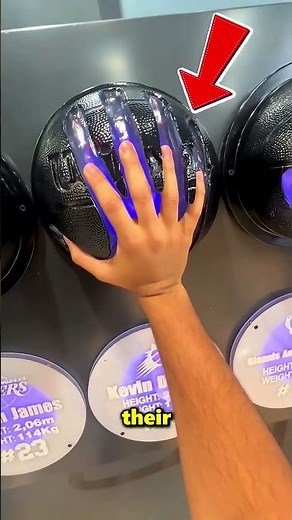 In This Museum You Can Compare Your Hand With Basketball Players 🤯