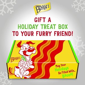 Save 20% on a Beggin’ holiday treat box with promo code SAVE20. | Purina Beggin'