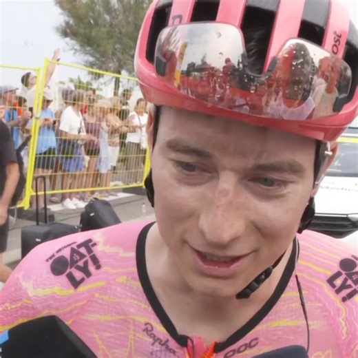 “Nobody else seemed like they wanted to race” #TDF2024 Neilson Powless on the team's decision to lead the chase in the peloton. | NBC Sports Cycling