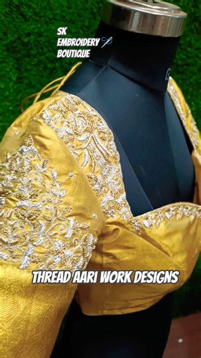 Aari Work Gold Blouses: The Ultimate Guide to Glam!