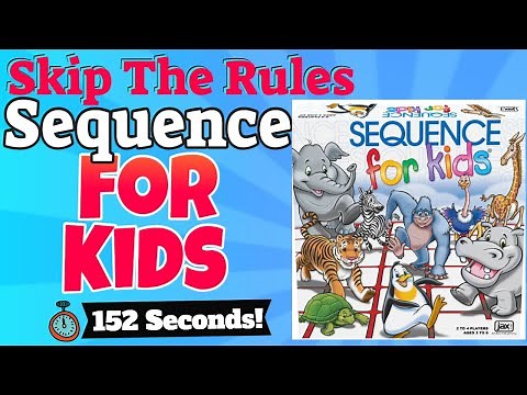 How To Play Sequence For Kids AKA Sequence Junior