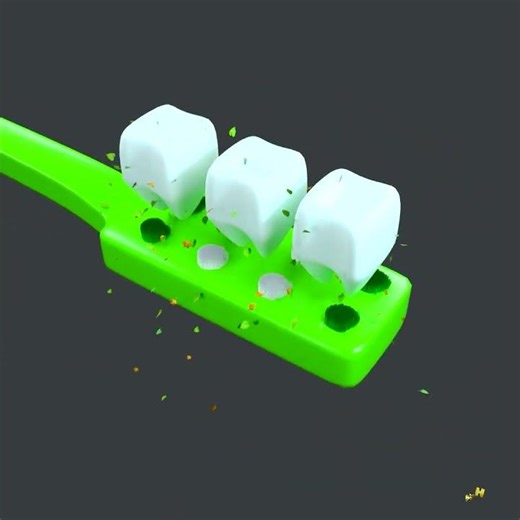 Toothpaste Advertisement Animation Made in blender