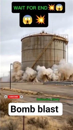 😱💥 GIANT TANK EXPLOSION! WATCH TILL END! 🤯🔥 Most Powerful Demolition Ever#DemolitionGamer