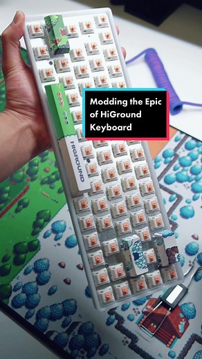 Customizing HiGround Keyboard with Hotswap Mod and Panda Switches