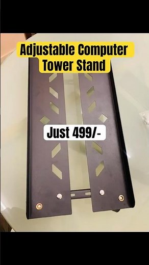 Adjustable PC Stand | Desktop PC Tower Under Desk | #techshorts
