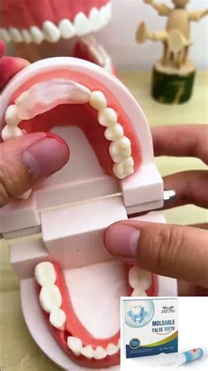 JXE JXO moldable false teeth, tooth repair kit for broken teeth, missing teeth, yellow teeth #fix