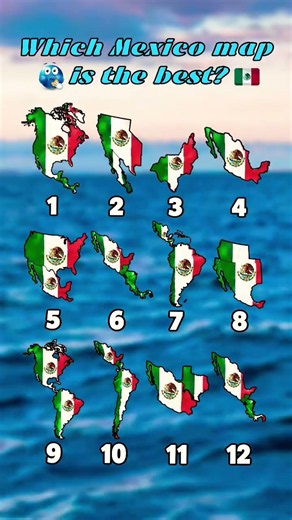 Which mexico map is the best? #mexico #map #geography #latam