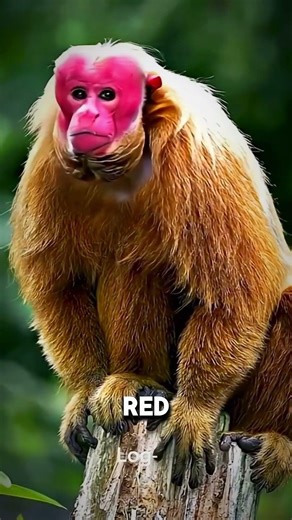Why This Monkey Has a Bright Red Face