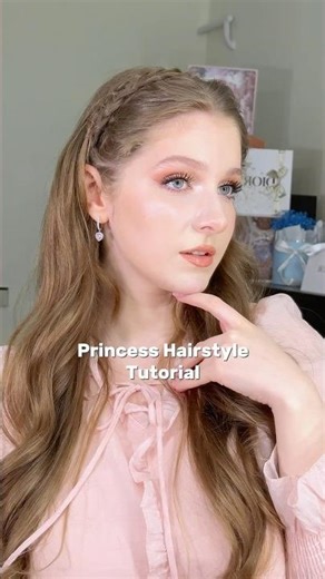 Princess Hairstyle Tutorial 👸🏼 Follow for more!✅ #hairstyles #hairtutorial #princesshairstyle