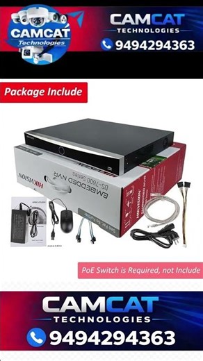 HIKVISION 16 Channel 8MP 4K NVR | Smart IP CCTV Recorder | CamCat Technologies