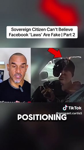 Sovereign Citizen Can't Believe Facebook 'Laws' Are Fake | Part 2 #cops #police #copsoftiktok #reaction #viral