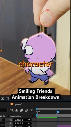 Smiling Friends Animation Breakdown #pim #smilingfriends #animation #compositing #aftereffects