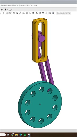 Assembly mate connectors animations on OnShape Cad software in action mechanism