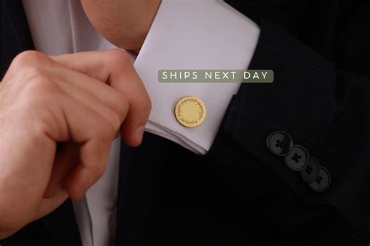 Lord of the Rings Cufflinks, Handmade Groomsmen Gift - Etsy